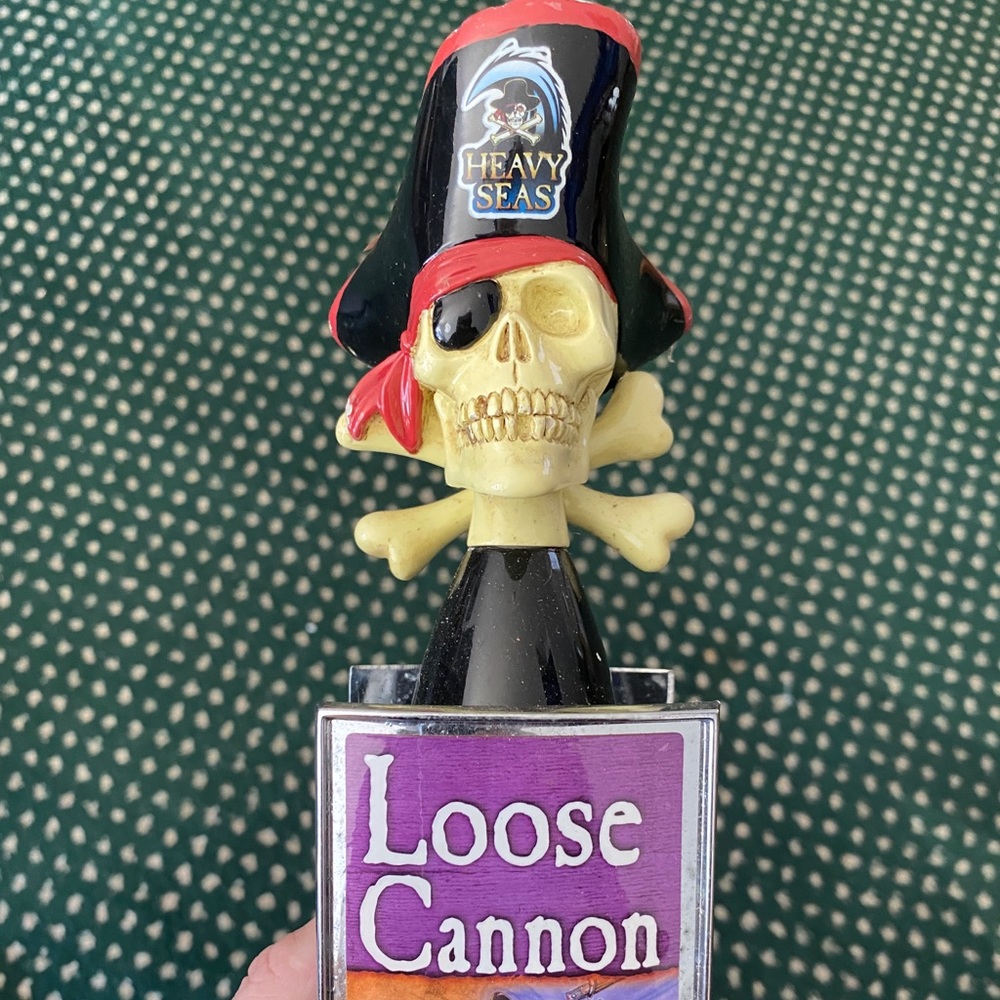 Tap Handle  “Loose Cannon” Pirate